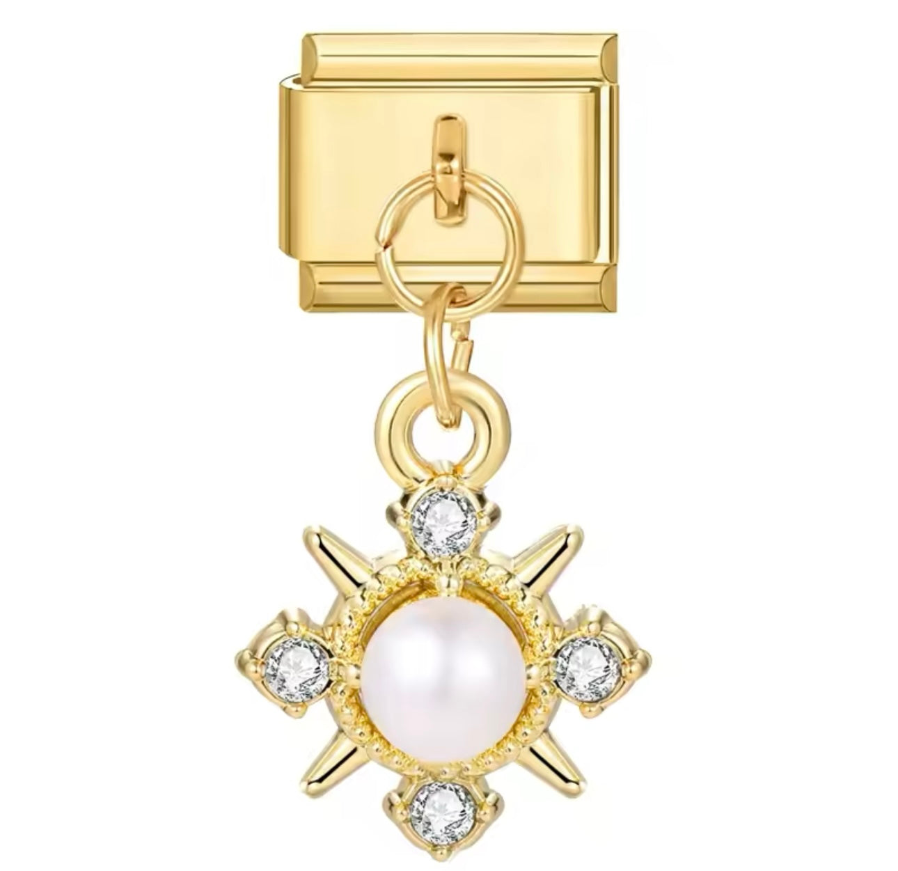Charm stainless steel gold