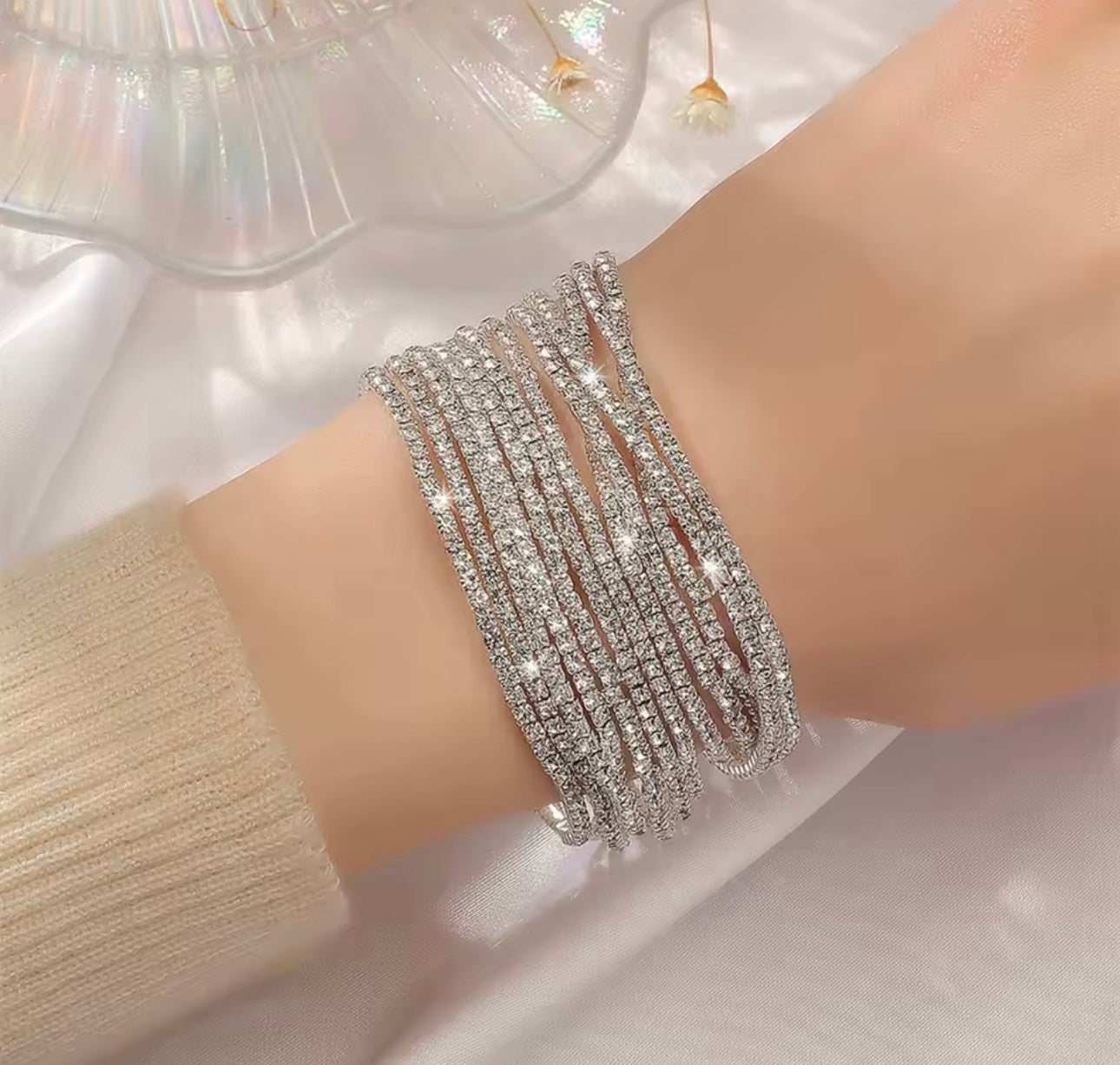 Bracelet shiny 1pcs elastic