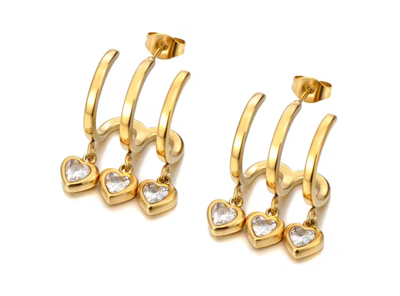 Earrings stainless steel
