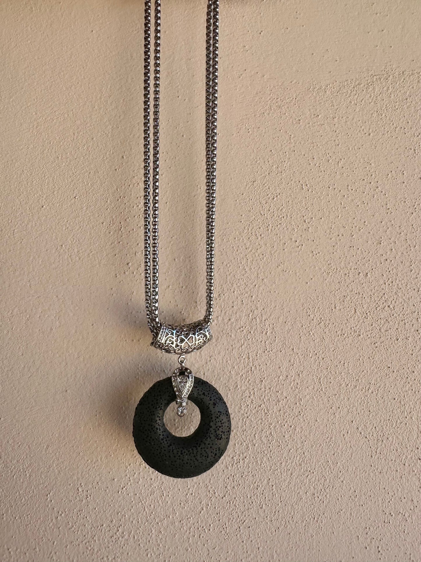 Necklace handmade silver