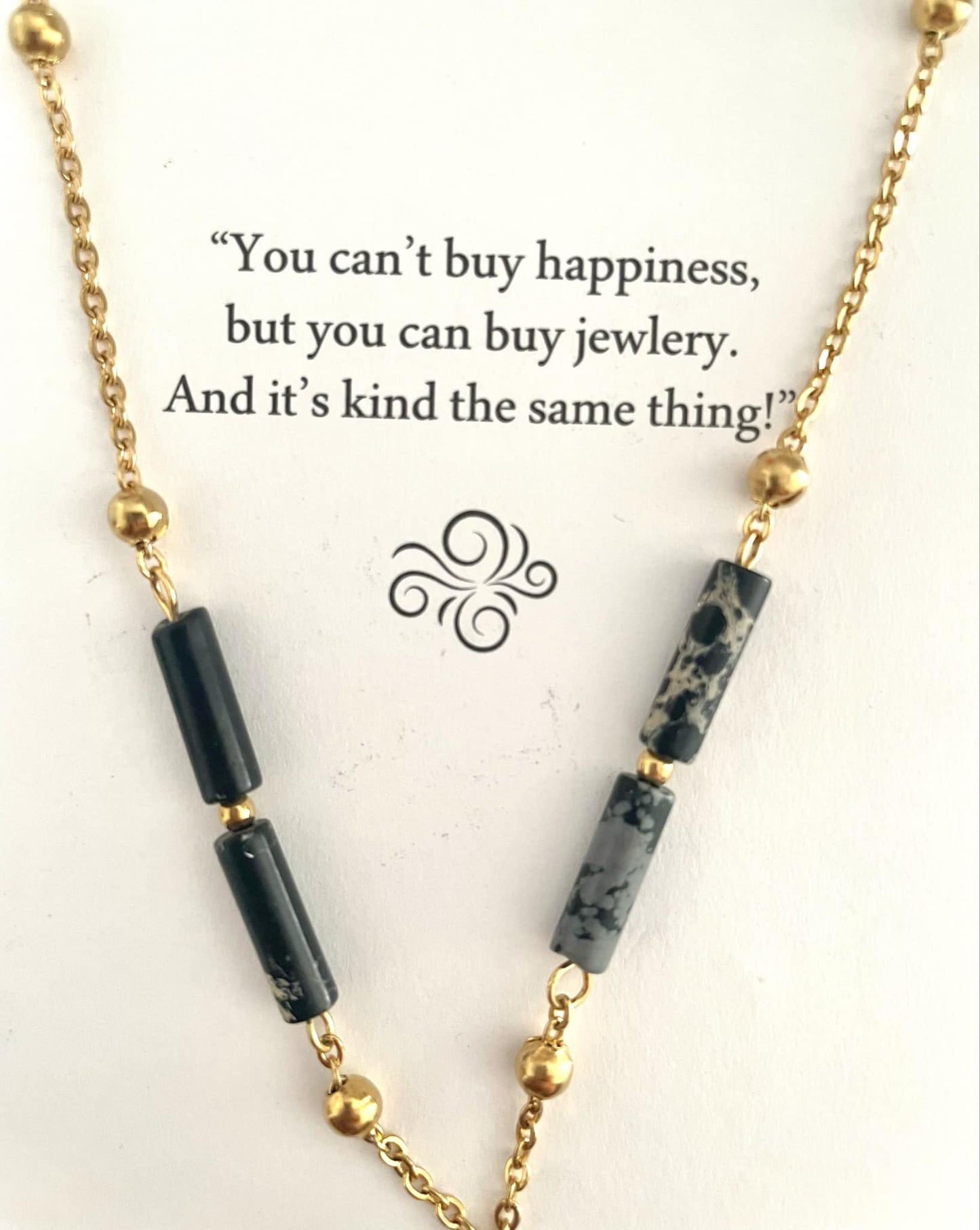 Necklace handmade summer collection stainless steel