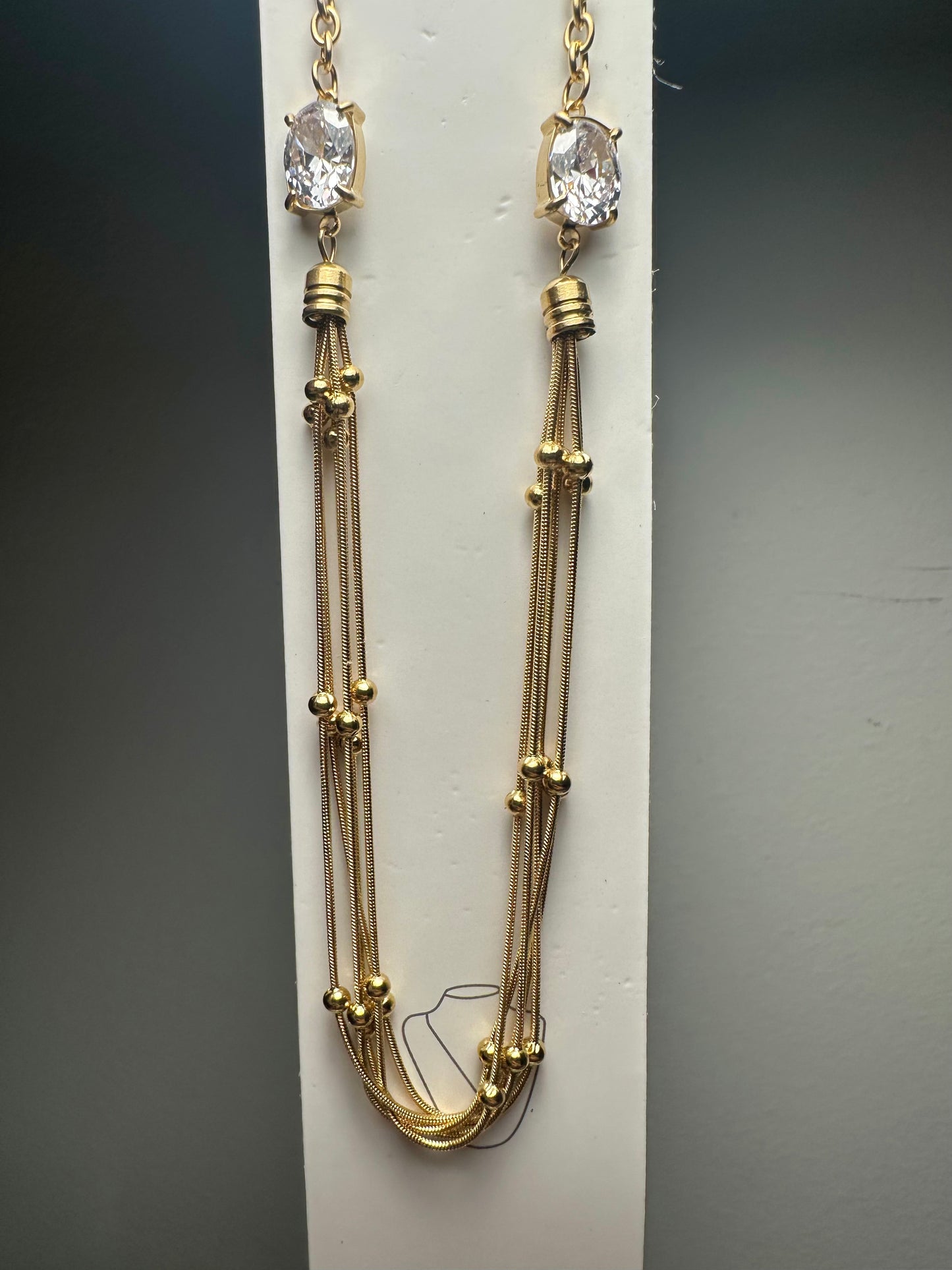 Necklace stainless steel gold
