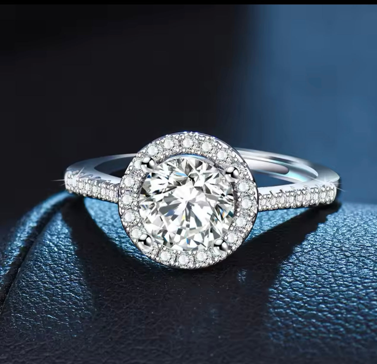 Ring real 925 silver adjustable