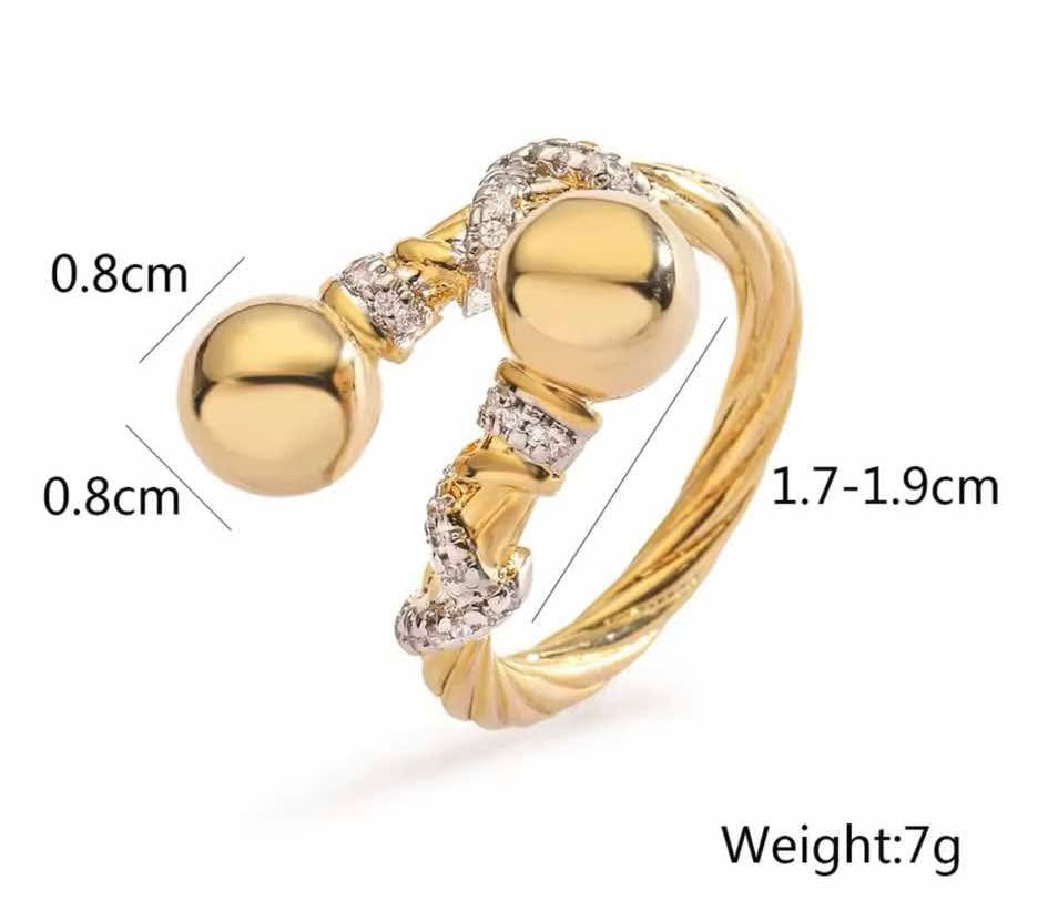 Ring adjustable stainles stell