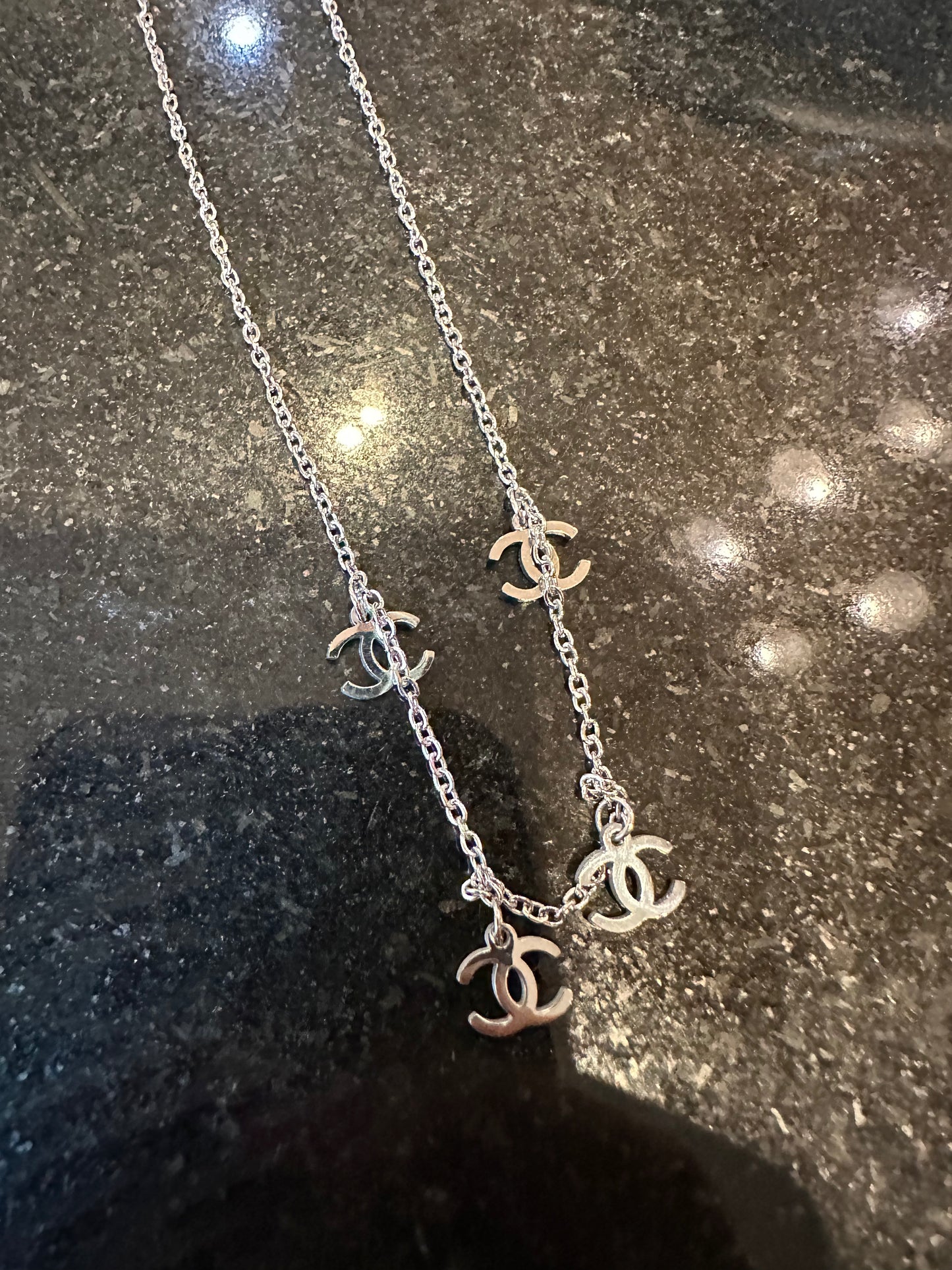 Necklace silver stainless steel