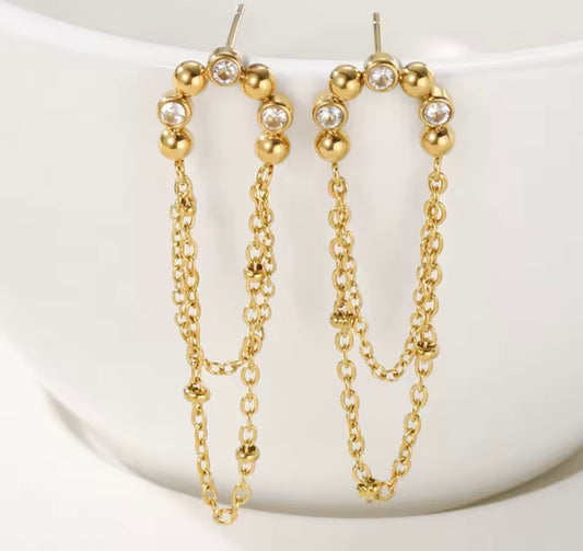 Earrings stainless steel
