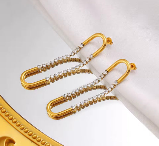Earrings stainless steel