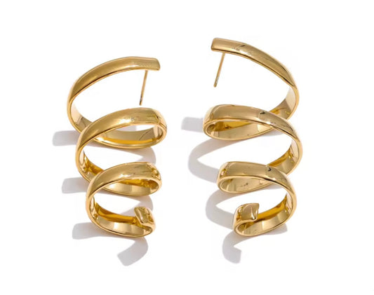Earrings trilogy summer stainless steel