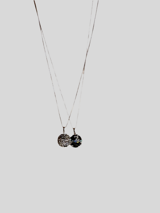 Handmade necklace με μπάλα Swarovski