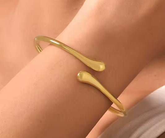 Bagel bracelet stainless steel