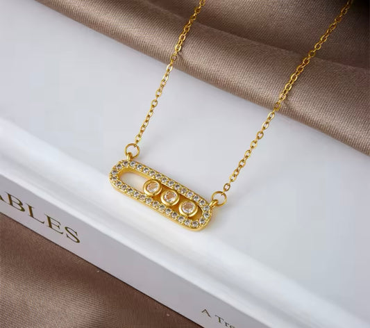 Necklace stainless steel messik