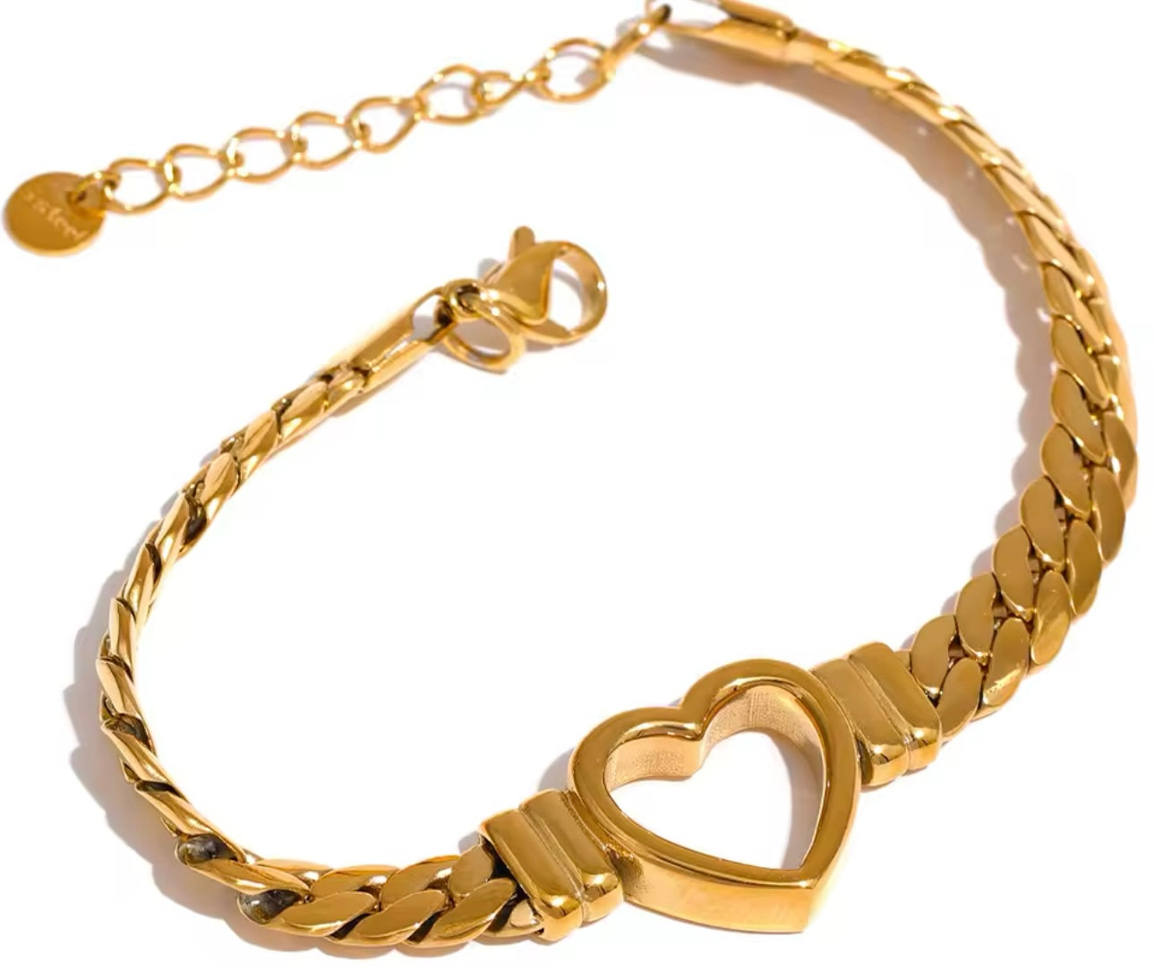 Bracelet stainless steel gold