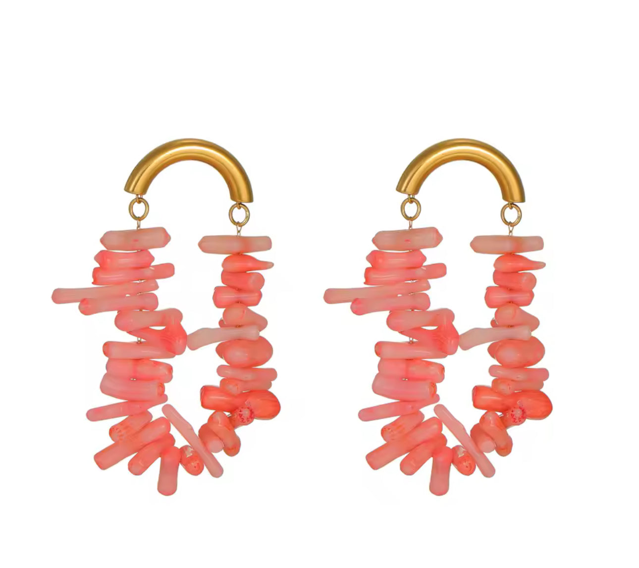 Earrings boho stainless steel