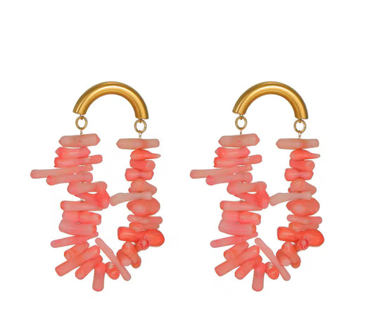 Earrings boho stainless steel