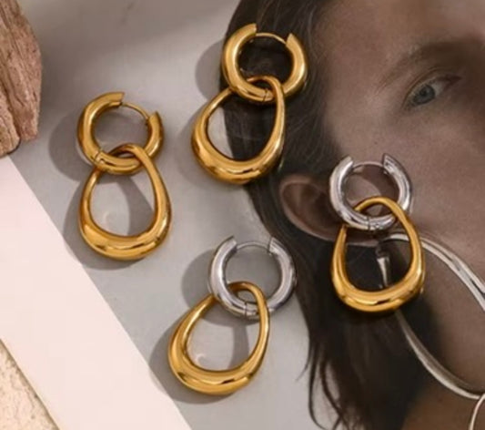 Earrings stainless steel