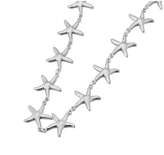 Necklace stainless steel silver