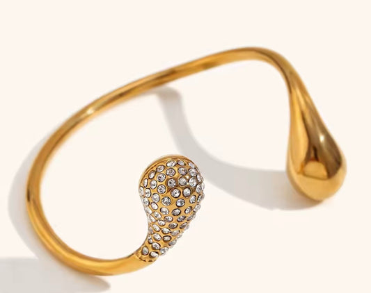 Bagel bracelet stainless steel