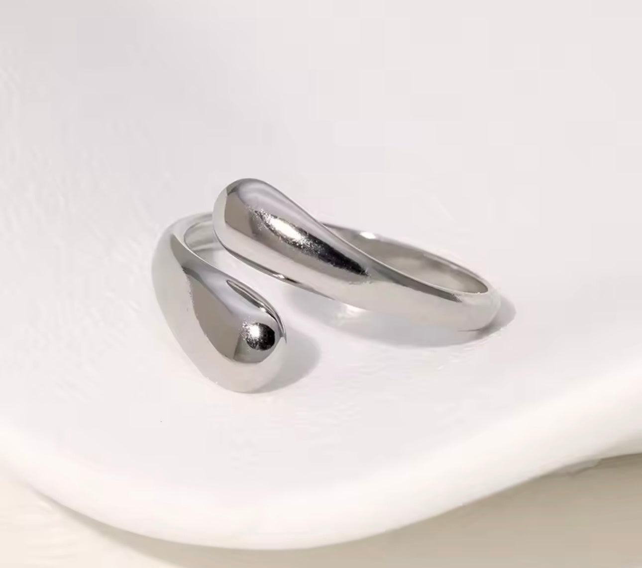 Ring stainless steel adjustable