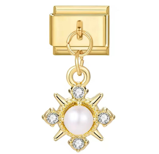 Charm stainless steel gold