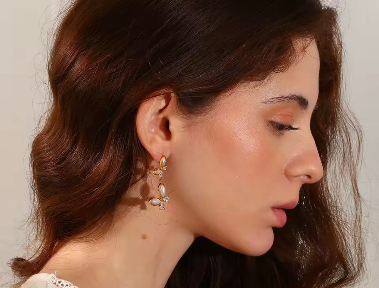 Butterfly earrings stainless steel