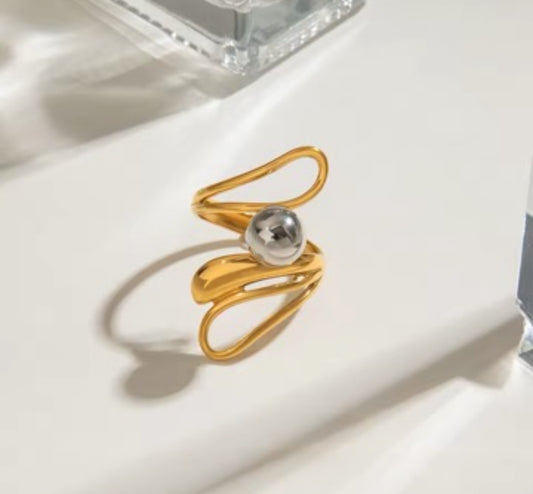 Ring stainless steel adjustable