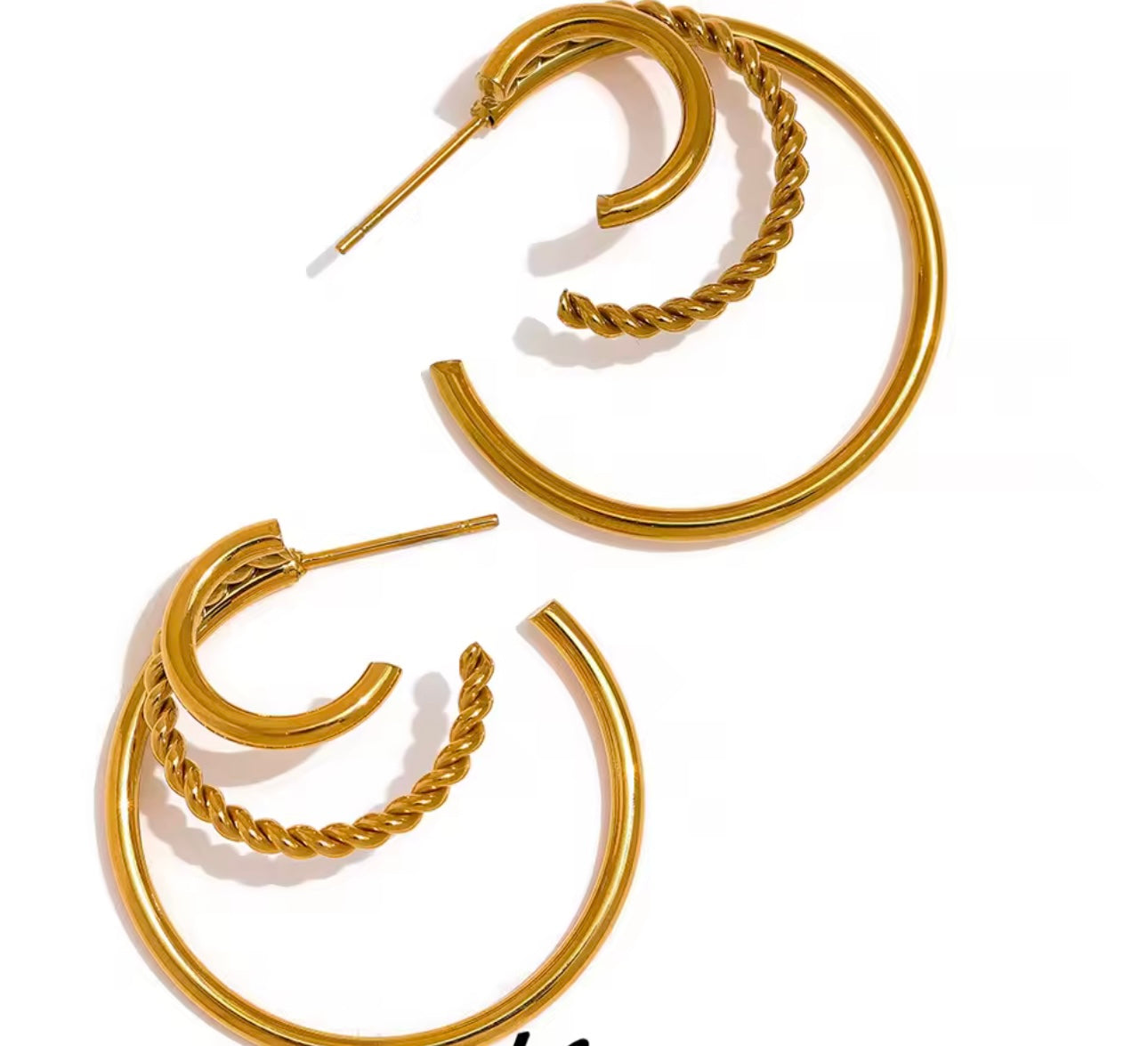 Earrings stainless steel