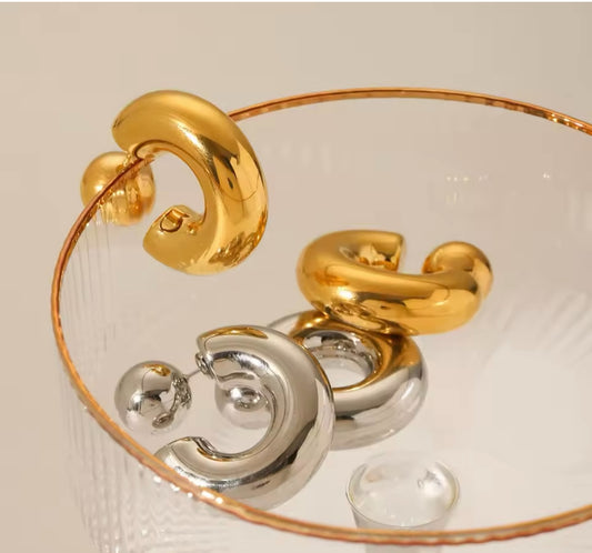 Earrings stainless steel