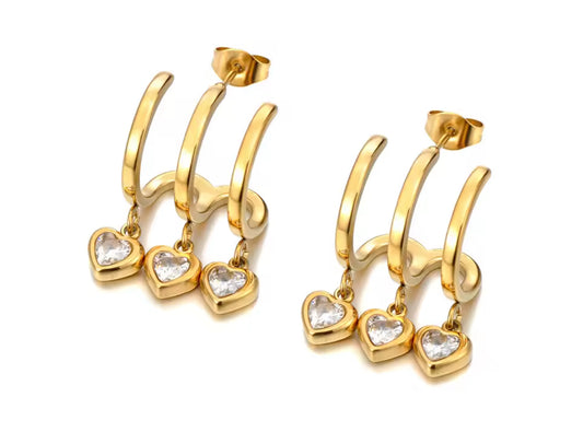 Earrings stainless steel