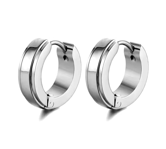 Men's earrings  stainless steel 1pcs