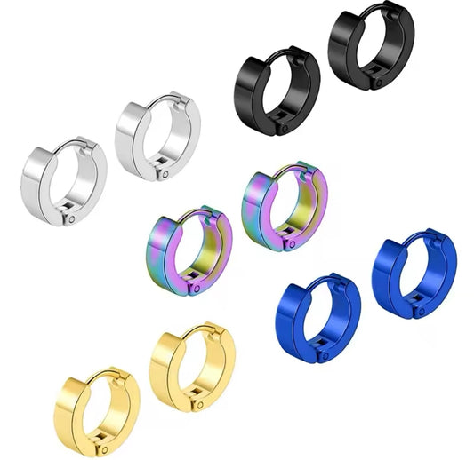 Men's earrings  stainless steel 1pcs