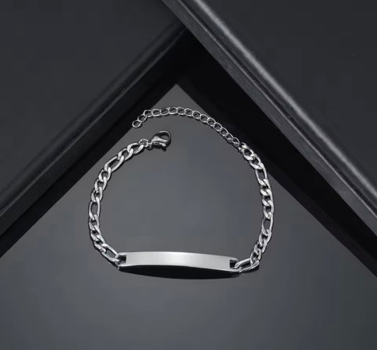 Ανδρικό βραχιόλι ταυτότητα stainless steel