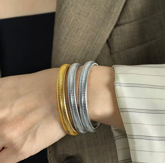 Bracelets stainless steel elastic