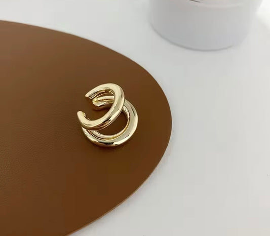 Ear cuffs stainless steel gold