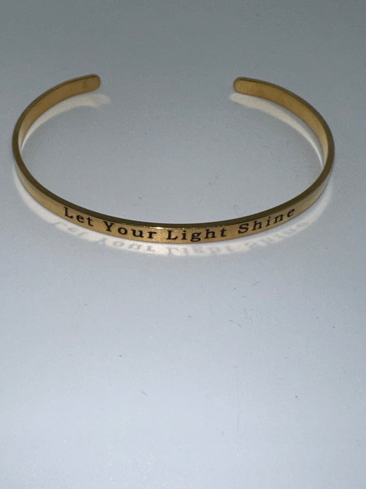 Bracelet letters gold