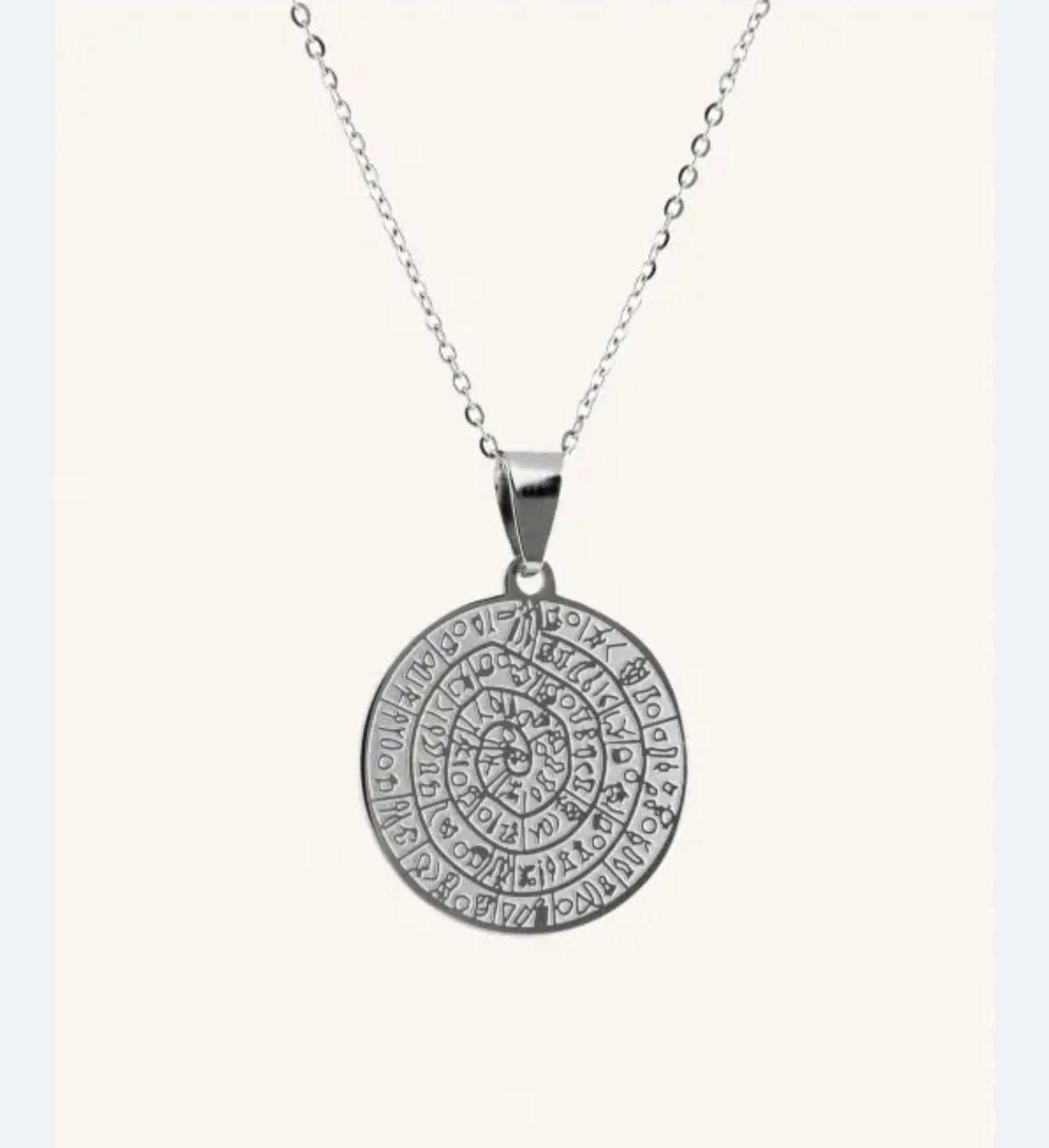Δίσκος τις Φαιστού κολιέ   stainless steel