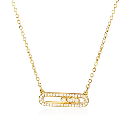 stainless steel zircons messik gold
