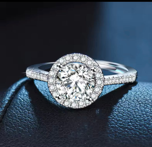 Ring real 925 silver adjustable