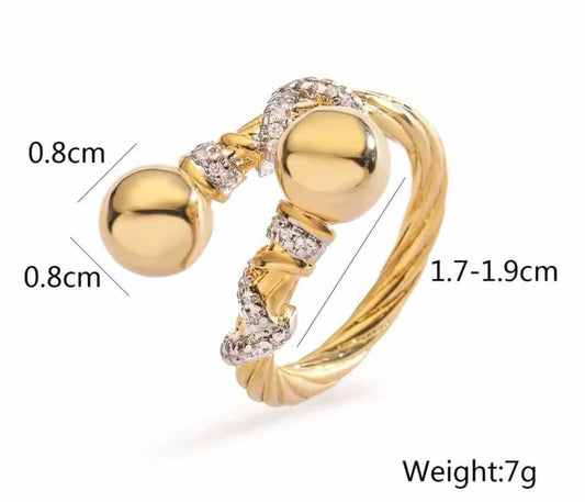 Ring adjustable stainles stell