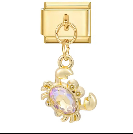 Charm stainless steel gold