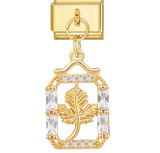 Charm stainless steel gold