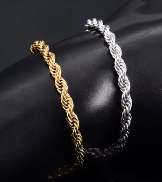 Bracelet chain stainless steel loaded