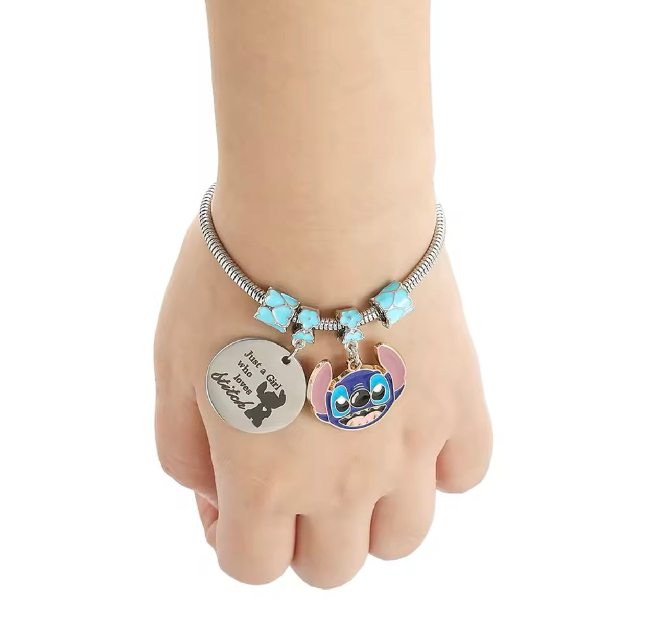Stitch bracellet stainless steel