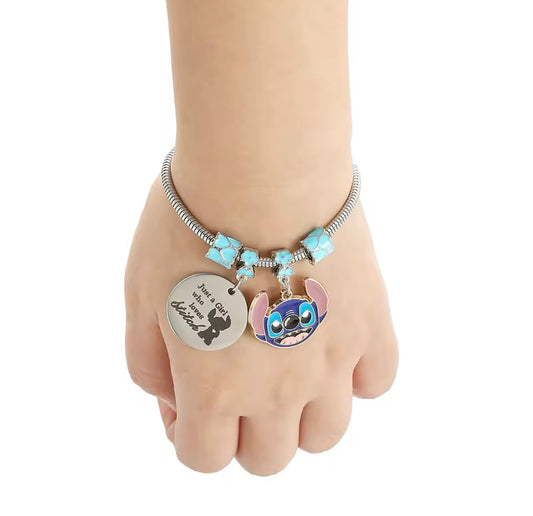 Stitch bracellet stainless steel