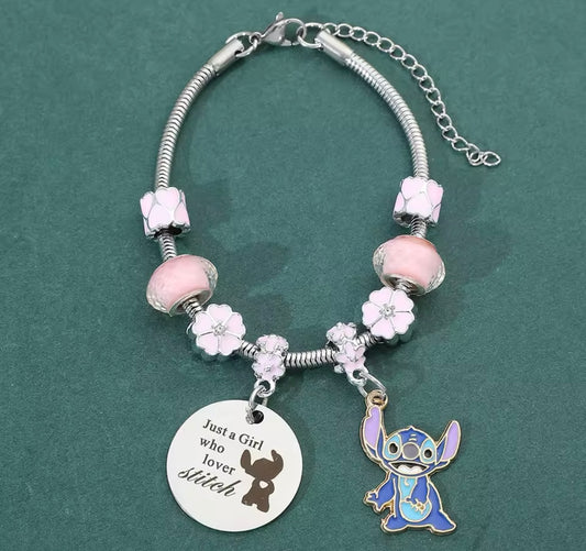Stitch bracelet stainless steel